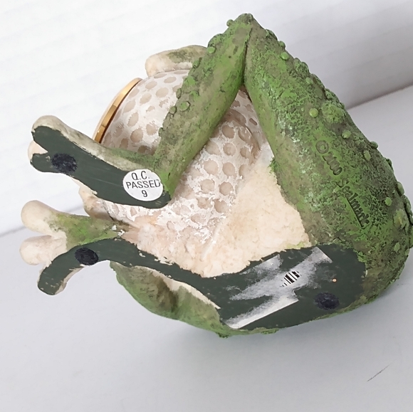 Vintage Golf Time Frog With Clock - Picture 4 of 10